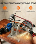 Heavy Duty Badass 2X72 Belt Grinder Sander Workbench With 1500W Pure Copper Motor and sanding action producing sparks.