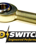 Two Pack Five Eighth Inch Heim End Rod End Ball Joint For SCAG 48763 Turf Tiger Wildcat Tiger Cub Exmark Toro 1-633029 Bobcat 2188142-01 Beefed Up Upgrade 4140 Steel Zinc Yellow Coating Rust Proof threaded rod end