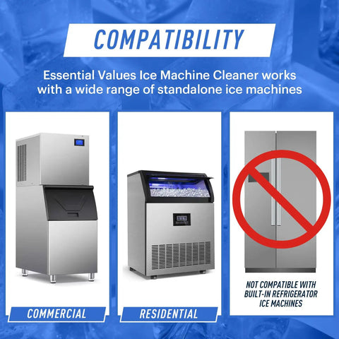 Ice Maker Cleaner And Descaler 16 Fl Oz For Nugget Ice Makers And All Major Brands Descale Clean And Preserve Ice Flavor With This Pro Grade Made In USA Formula.
