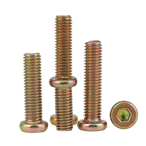 Dope Heavy Duty Hex Socket Cap Screws Set 20 Pieces M6 And M8 Fully Threaded Machine Screws With Flat Round Heads