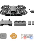 Neo 2 Fly More Combo Drone With RC N3 Remote Controller Stable Transmission Digital Transceiver Includes Drone Strobe Light