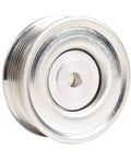 Heavy Duty Drive Belt Idler Pulley 1357022010 shiny metal design for engine tension and smooth belt performance.