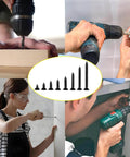 Wood Screws Assortment Kit 500 Piece Set With Short Cabinet Screws Phillips Flat Head Self Tapping Black Carbon Steel Rust