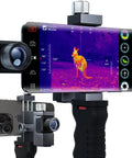 Long Range Thermal Monocular For iPhone With 13mm Lens And Tactical Handle Infrared Imager for Outdoor Hunting, night vision mode