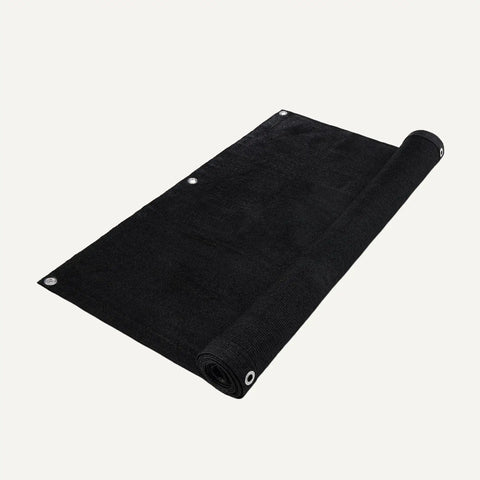 Outdoor Privacy Fence Screen 3 X 10 Ft Black For Patios Pools Balconies And Gardens Weather Resistant HDPE 175 GSM 1 Pack