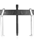 10 Inch 2 Jaw Gear Puller For Internal And External Removal Of Pulleys Bearings And Gears, front view with steel construction