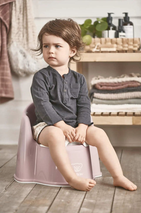 Smooth Toddler Potty Chair With Cushioned Backrest And Wide Armrests Rock Solid Non Slip Base No Sweat Cleanup Easy Rinse Design Hassle Free Indoor Bathroom Training For Little Ones