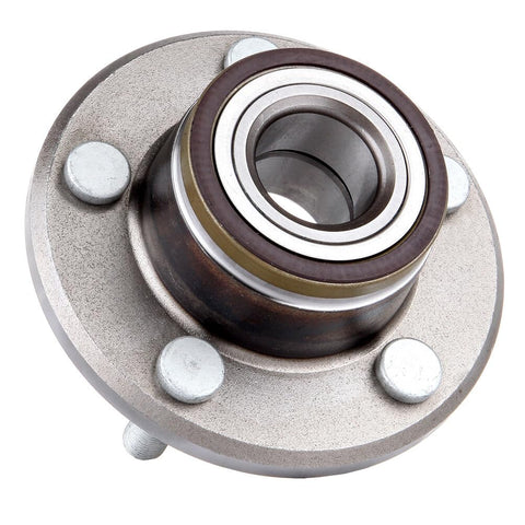 Close-up of Front And Rear Wheel Bearing Hub Assembly 5 Lug Fits Chrysler 300 2005-2009 Dodge Charger 2006-2009 Dodge Magnum 2005-2008 513224 512301 Replacement For Both Front And Rear Wheels, showing metal construction and bearing details.