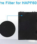 Carbon Pre Filter Replacement Set For Holmes HAPF600D Series And Bionaire Air Purifiers black pre filter detail view