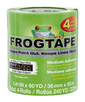 DIY Friendly Pro Grade Multi Surface Painter Tape With PaintBlock Technology For Sharp Lines 1.5 Inch Wide Medium Adhesion Green