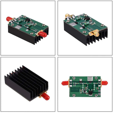 Beefy Ham Radio RF Power Amplifier Module from 1 MHz to 700 MHz delivers up to three point two watts output for HF VHF UHF transmitters.