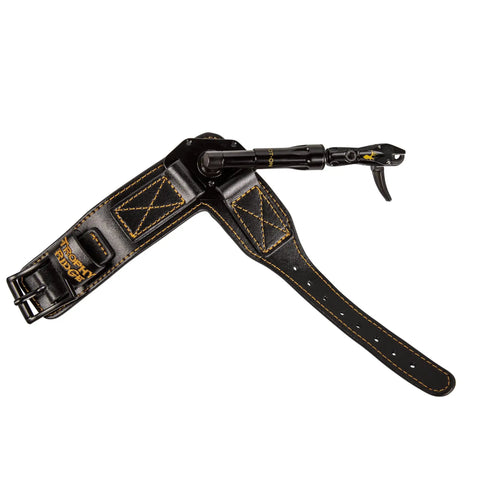 360 Degree Archery Release With Rotating Head Torque Free Precision Swiveling Arm Adjustable Length Trigger Travel Tuning