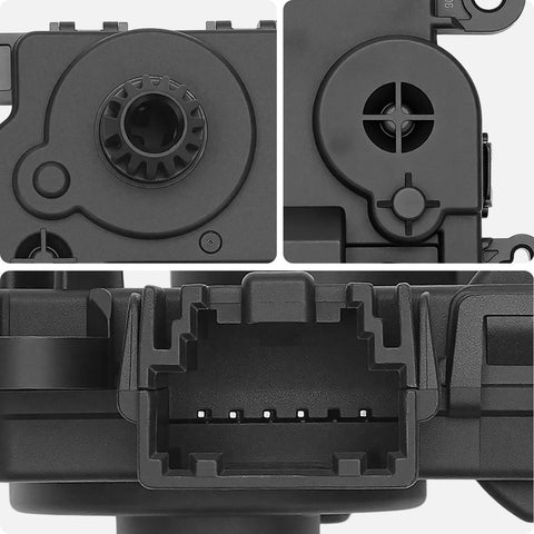 High-Performance Right Main Lower HVAC Heater Blend Door Actuator with gear and connector details for Ford Explorer, Escape