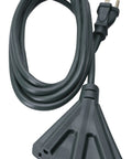 AgriPro Medium Duty Extension Cord 14/3 with Tri Tap Outlets, water resistant vinyl jacket, 25 foot length for farm, ranch, workshop.