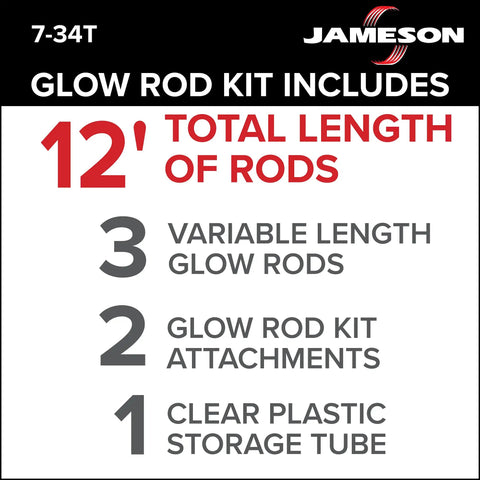 Glow Fish Rod Kit Quarter Inch X Twelve Ft Non Conductive Fiberglass Glow Rod For Running Cables Through Ceilings Walls Floors And Attics Includes Bullet Nose With Eyelet Hook And Handy Storage Tube, kit contents