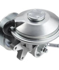 Heavy Duty Vacuum Pump And Brake Booster Assembly Compatible With Dodge Ram 2500 3500 2003 To 2007 side view showcasing durable metal design.