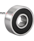 606-2RS deep groove ball bearing, 6×17×6 mm, high-carbon steel with double rubber seals