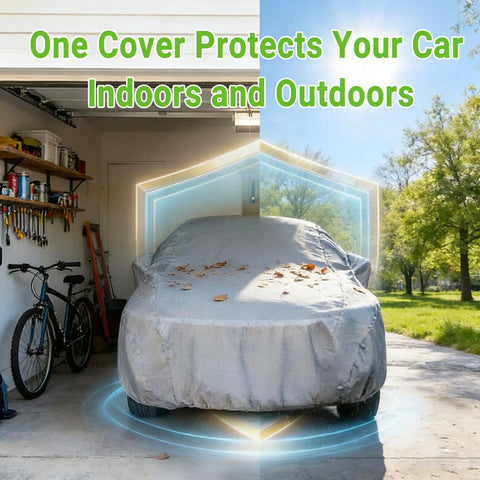All Weather Sedan Car Cover Up To 205 Inches Breathable Full Exterior Shield Lightweight Dustproof Indoor And Light Outdoor Protection For Cars Like Camry Accord 3 Series Gray protecting car indoors and outdoors