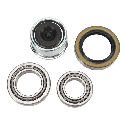 7 Piece Beefed Up Trailer Wheel Hub Bearing Repair Kit For One And One Sixteenth Inch To Three Eighths Inch Axles Includes L68149