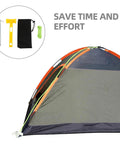 Glow In The Dark Spiral Tent Pegs 10 Pack Steel Stakes With Hammer 5m Rope And Carry Bag Windproof Ground Anchors For Camping