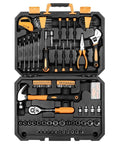 Beefy Auto Repair Tool Set For Home DIY In Plastic Storage Box With Screwdriver And Hammer All In One Hand Tool Kit For Car Maintenance