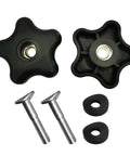 Handle Knob and Screw Bolt Washer Kit 2 Pack for Lawn Mowers and Snow Blowers DIY Repair Kit Includes Knobs Washers and Bolts