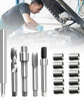 M10x1.0 Thread Repair Kit For Spark Plugs And Auto Engines Deep Reach Insert Tool with 150mm Extension Rod and inserts