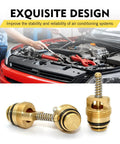 16 Piece Auto AC Valve Core Kit With R134A Cores And Seal Caps, car engine repair visible