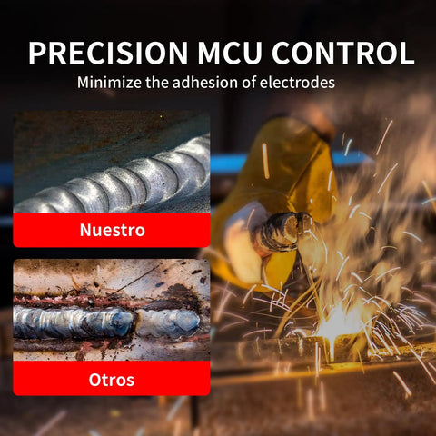5 In 1 Portable Welding Machine With MIG MAG Flux MMA Lift TIG Capabilities demonstrating precision MCU control