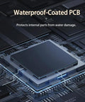 Waterproof-coated circuit board for Beast Mode Ultrasonic Jewelry Cleaner 48KHz 22oz Upgraded 2025 Model, prevents water damage.