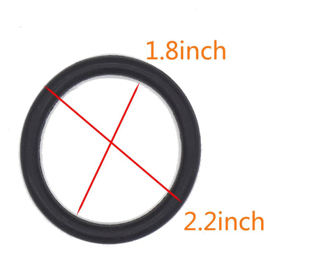 Heavy Duty Bumper Fender Quick Release Fasteners Kit O-ring, 1.8 inch inner, 2.2 inch outer diameter for auto body fixes