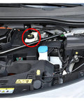 Car engine compartment showing Replacement Brake Fluid Reservoir Cap Cover 5Q0611349B 1 Pc Black Plastic Tank Cap For Volkswagen