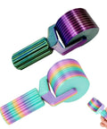Detachable Roller Tool With Ergonomic Grip For Painting Projects No Sweat Smooth Operator Rolling Accessory, colorful dual roller design.