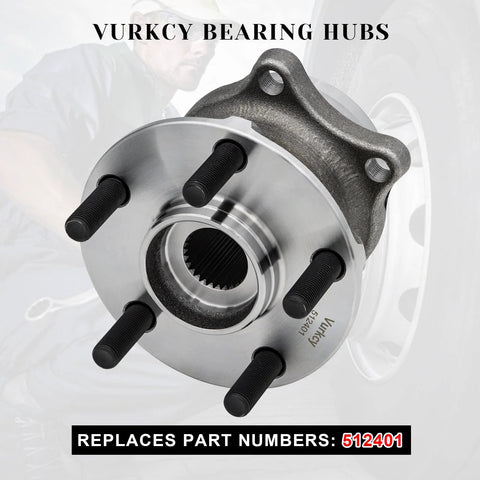 Beefed Up Drop In Rear Wheel Bearing Hubs Assembly For Toyota 86 Scion FRS Subaru Impreza BRZ Forester Legacy Outback 5 Lug Replaces 512401