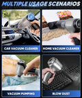 Cordless Handheld Car Vacuum Cleaner 15000 Pa High Power With Brushless Motor And Blower for multiple cleaning uses
