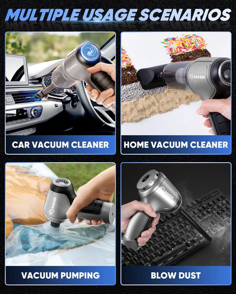Cordless Handheld Car Vacuum Cleaner 15000 Pa High Power With Brushless Motor And Blower for multiple cleaning uses
