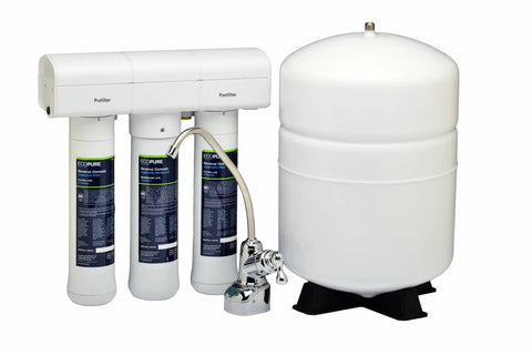 Replacement Filter Set For ECOP30 And Kenmore Reverse Osmosis Systems with storage tank and faucet, NSF Certified, 6-Month Life