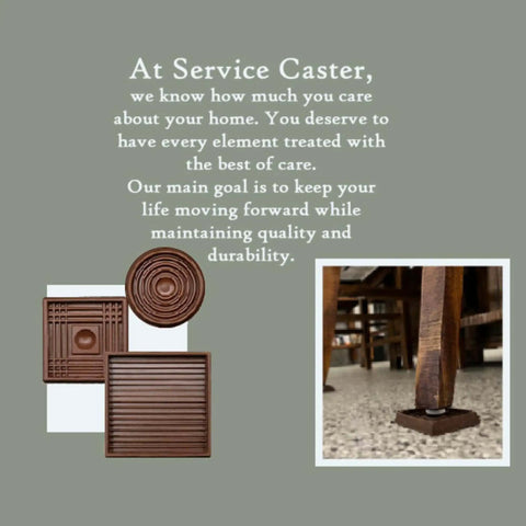 Non Slip 3x3 Inch Square Rubber Caster Cups For Couches Chairs Beds And Other Furniture Anti Skid Floor Protectors Brown Set Of 4 Keeps Legs Stable And Floors Scratch Free Ideal Under Sofas Recliners And Tables