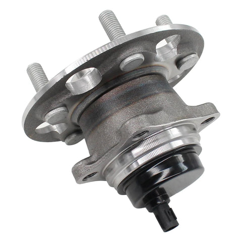 Front view of Rear Left And Right Wheel Bearing Hub Assembly Set For Toyota Camry RAV4 C-HR And Lexus ES Series 2019-2024 2 Pack