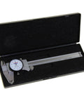 Premium Dial Caliper 6 Inch 0.001 Inch Precision With Double Shock Proof Design in padded case with stainless steel construction
