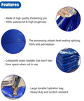 Features of Go To Portable Water Storage Bag With Faucet 757 Liters 200 Gallon Capacity Foldable Water Tank, PVC material
