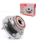 Front Wheel Bearing Hub Assembly for 1999 to 2004 Jeep Grand Cherokee Five Lug Front Hub Fits Left Or Right Side OE Quality ISO TS 16949 Certified Beefed Up Wheel Hub Replacement for a Reliable Smooth Ride