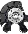 Front Wheel Bearing And Hub Assembly Pair With Knuckle For VW Golf Jetta Beetle, Driver And Passenger Side Knuckle Kit, OEM Grade Replacement