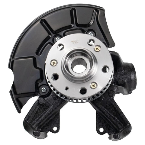 Front Wheel Bearing And Hub Assembly Pair With Knuckle For VW Golf Jetta Beetle, Driver And Passenger Side Knuckle Kit, OEM Grade Replacement