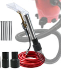 Universal Shop Vac Attachment Kit With 2-1/2 Inch, 1-7/8 Inch, And 1-1/4 Inch Adapters showcasing connectors and hose