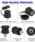 Top Shelf Air Compressor Hose Adapter With Slick Dust Cover And Rock Solid A R B Quick Connect Coupling for secure leak-proof design.