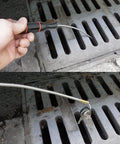 Flexible Magnetic Pickup Tool Kit 4 Pc with 25 Inch Bendable Grabber retrieving keys from drain