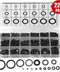 Oil Resistant Rubber O Rings And Washers Seals Assortment Kit With Plastic Case Three Quarter Set Watertight Gasket