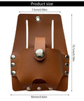 Job Site Ready Heavy Duty Tool Carrier With Measuring Tape Pouch Hella Tough Ripstop Fabric No Nonsense Gear For Electricians Carpenters And Tradesmen Industrial Utility Belt Bag, brown leather dimensions.