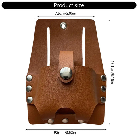 Job Site Ready Heavy Duty Tool Carrier With Measuring Tape Pouch Hella Tough Ripstop Fabric No Nonsense Gear For Electricians Carpenters And Tradesmen Industrial Utility Belt Bag, brown leather dimensions.